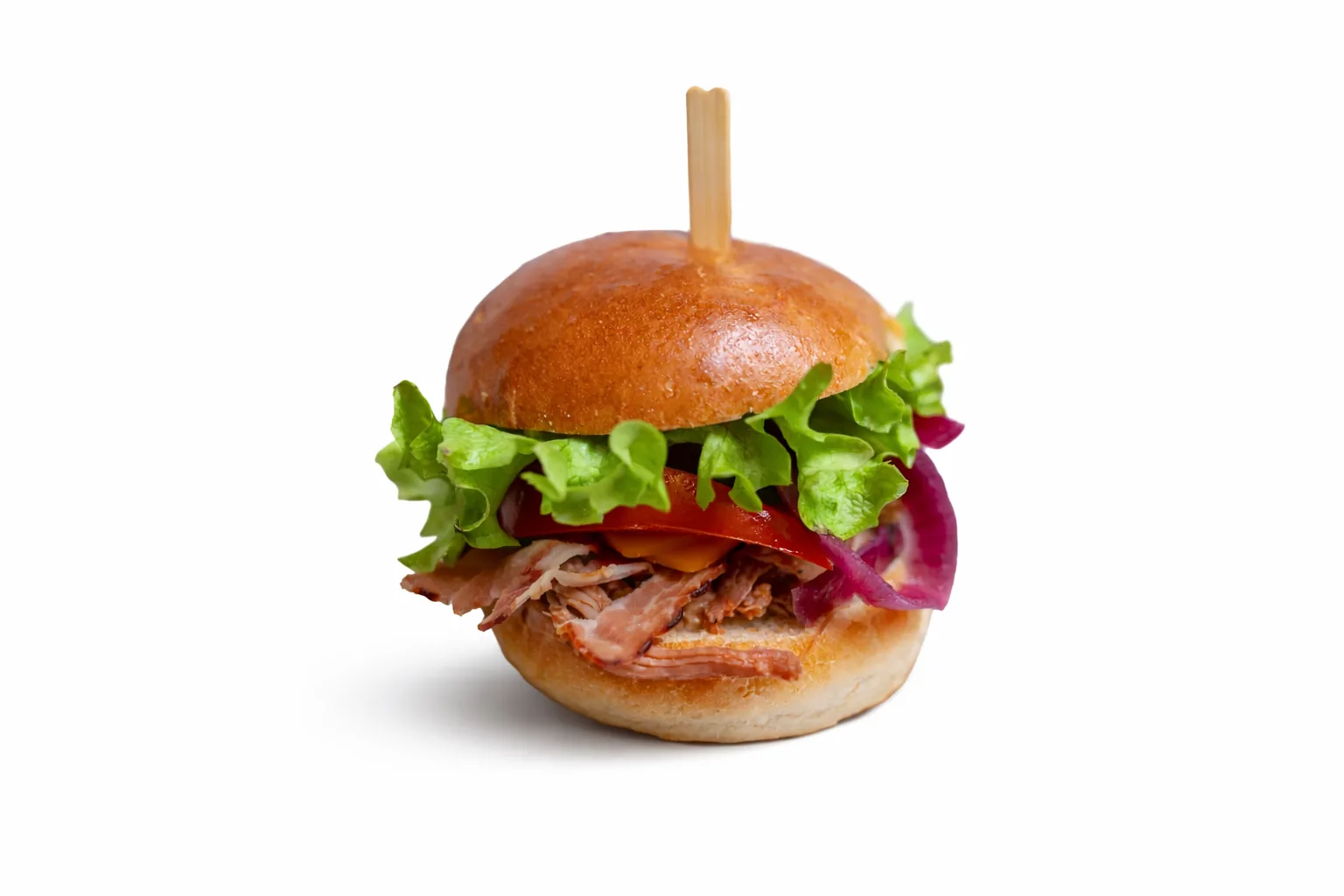Mini burger (trhané vepřové)