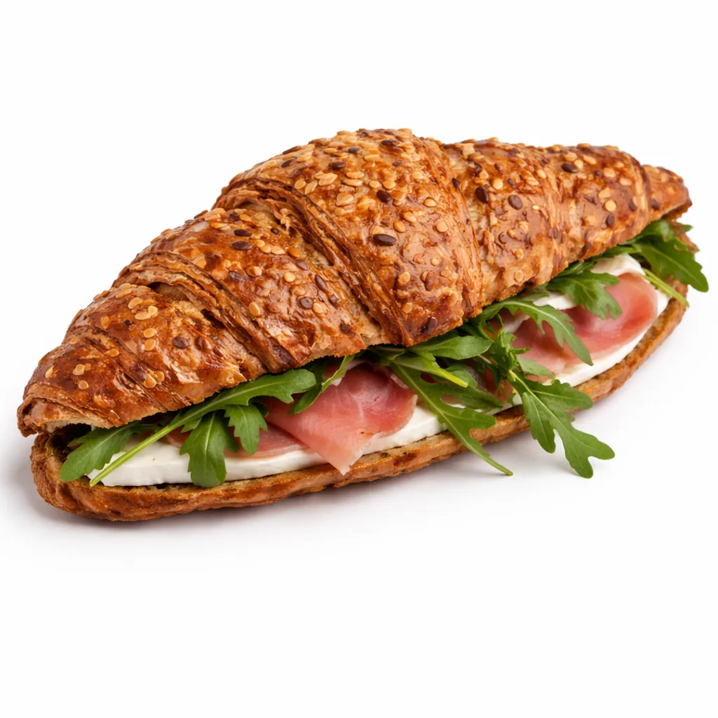 Croissant (prosciutto, camembert)